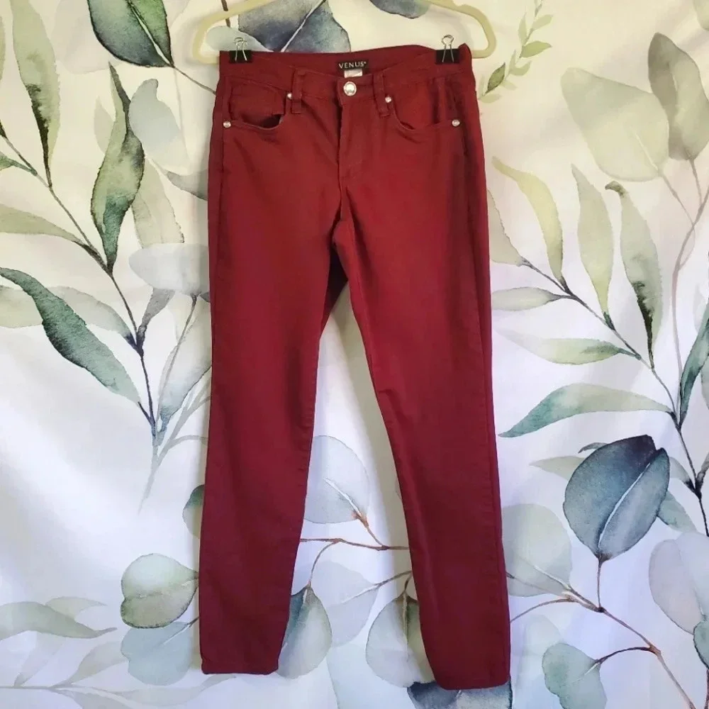 VENUS | Skinny Ankle Jeans in Dark Purple sz 2